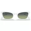 Ray-Ban RB2299975BH52 Lady Burbank saulesbrilles, sievietēm, acetāta rāmis, svītrains brūns, kvadrātveida, gradienta lēcas, 52/21/145 mm