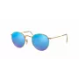 Ray-Ban RB3447 Round Metal Saulesbrilles Zelts/Orange Flash 50mm