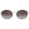 Ray-Ban RB3594-9114U0 Hexagonal saulesbrilles Unisex 53/20/145 mm Zelts rāmis Gaiši brūns gradients lēca