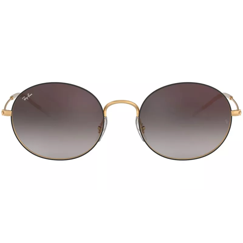 Ray-Ban RB3594-9114U0 Hexagonal saulesbrilles Unisex 53/20/145 mm Zelts rāmis Gaiši brūns gradients lēca