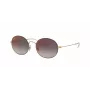 Ray-Ban RB3594-9114U0 Hexagonal saulesbrilles Unisex 53/20/145 mm Zelts rāmis Gaiši brūns gradients lēca