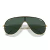 Ray-Ban RB3597 Wings Saulesbrilles Caurspīdīgs Pelēks Rāmis Pelēks Gradienta Lēcas 133mm