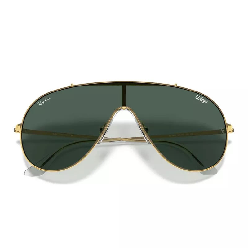 Ray-Ban RB3597 Wings Saulesbrilles Caurspīdīgs Pelēks Rāmis Pelēks Gradienta Lēcas 133mm