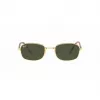 Ray-Ban RB3690 New Round Saulesbrilles Zelts/Zaļš G-15 54mm Unisex