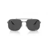 Ray-Ban RB3699 Unisex saulesbrilles, Gunmetal rāmis, Pelēki gradienta lēcas, 56mm
