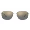 Ray-Ban RB3701003J059 Vīriešu saulesbrilles, zelta metāla rāmis, zaļi/zili gradienta lēcas, 59 mm
