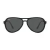 Ray-Ban RB4355601B158 Unisex saulesbrilles, pulēts melns rāmis, G-15 zaļas lēcas, 58/15/140 mm