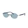 Ray-Ban RB8060-004-80 Unisex Pilot Saulesbrilles Gunmetal Grey 54mm