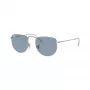Ray-Ban Reverse RB3958 Saulesbrilles Unisex 50/20/145 mm Sudrabs Gaiši Zils