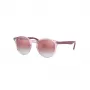 Ray-Ban RJ9064S7052V0 Bērnu saulesbrilles Caurspīdīgi zilas 44mm