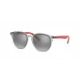 Ray-Ban RJ9070S70636G Bērnu saulesbrilles Caurspīdīgi pelēks Propionāta rāmis Gaiši zils Gradienta lēcas 46mm
