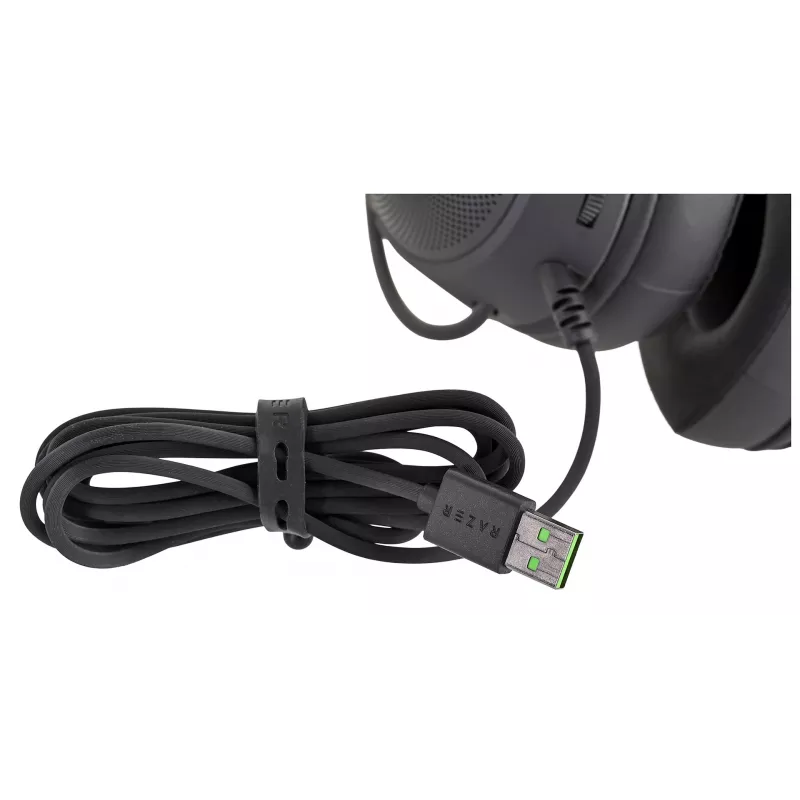 Razer Kraken V3 X RGB Wired Black - Vadu spēļu austiņas - Atjaunotas (Melna)