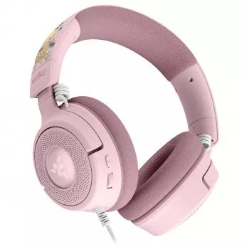 Razer Kraken V4 X Pokémon Pikachu & Eevee Edition vadu spēļu austiņas, USB-A, 7.1 Surround, Chroma RGB