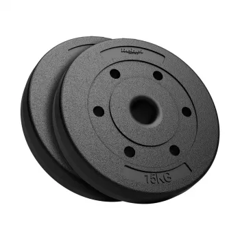 REBEL ACTIVE Bitumena svara komplekts 2x15kg, 51mm caurums - Olimpiskajiem stieņiem