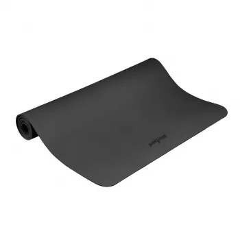 REBEL ACTIVE vingrošanas paklājs 200x115x1 cm TPE melns jogai, pilates, fitnesam