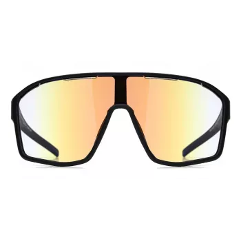 Red Bull SPECT DAFT saulesbrilles Shield Rectangle Polarized TR90 matēti melna Smoke