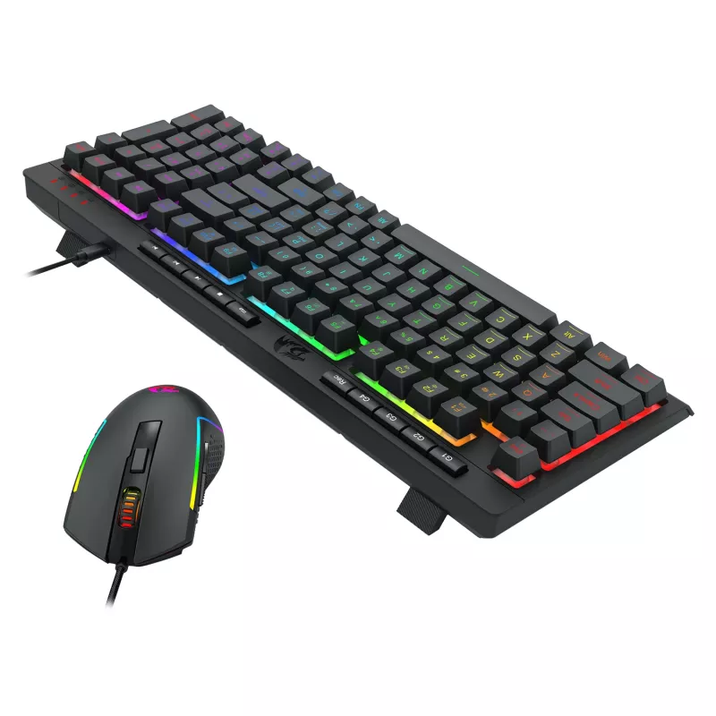 Redragon 4-in-1 spēļu komplekts: RGB tastatūra, pele, paklājiņš un austiņas