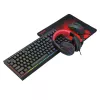 Redragon 4-in-1 spēļu komplekts: RGB tastatūra, pele, paklājiņš un austiņas