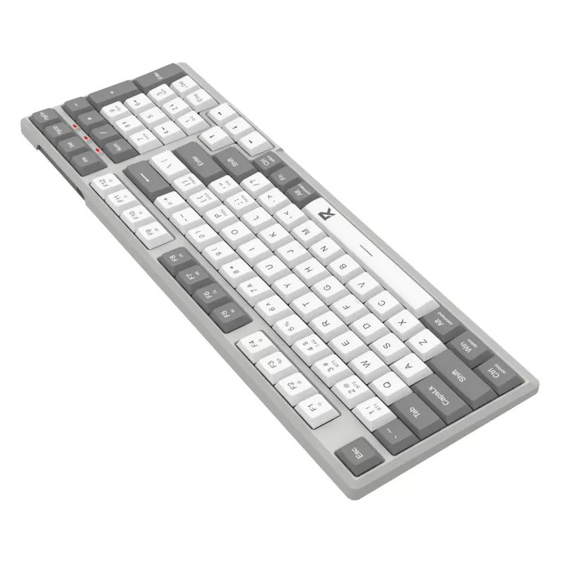 Redragon BK-7113 SCISSOR pilna izmēra vadu USB spēļu tastatūra - RGB fona apgaismojums, zema profila šķērsslodzes slēdži, 104 taustiņi, Anti-Ghosting, melna