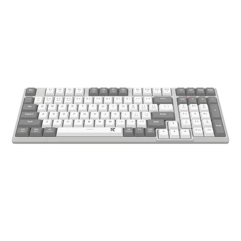 Redragon BK-7113 SCISSOR pilna izmēra vadu USB spēļu tastatūra - RGB fona apgaismojums, zema profila šķērsslodzes slēdži, 104 taustiņi, Anti-Ghosting, melna