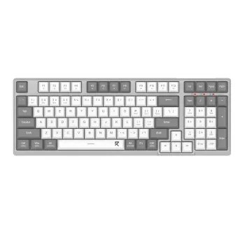 Redragon BK-7113 SCISSOR pilna izmēra vadu USB spēļu tastatūra - RGB fona apgaismojums, zema profila šķērsslodzes slēdži, 104 taustiņi, Anti-Ghosting, melna