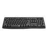 Redragon BK-7367 pilna izmēra ergonomiska bezvadu membrānas biroja tastatūra - melna