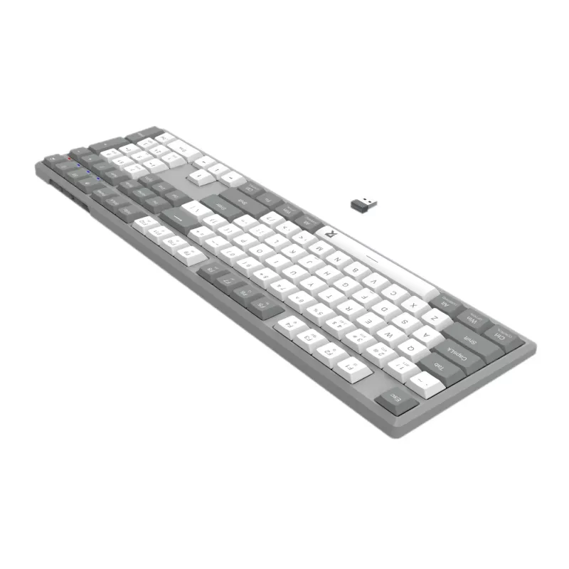 Redragon BK-7485 bezvadu biroja tastatūra - pelēka