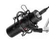 REDRAGON BLAZAR Cardioid USB spēļu mikrofons ar statīvu, pop filtru un triecienu absorbējošu stiprinājumu - Melns