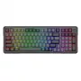Redragon BRAGI PRO K688 98+1 Gasket bezvadu mehāniskā klaviatūra (trīs režīmi, RGB, karsti maināmi, krēmkrāsas lineārie slēdži)