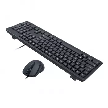 Redragon BS-7092 vadu spēļu tastatūra un pele komplektā, RGB fona apgaismojums, 3200 DPI, melna