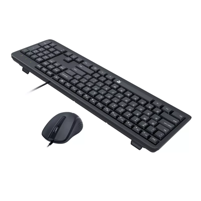 Redragon BS-7092 vadu spēļu tastatūra un pele komplektā, RGB fona apgaismojums, 3200 DPI, melna