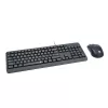 Redragon BS-7092 vadu spēļu tastatūra un pele komplektā, RGB fona apgaismojums, 3200 DPI, melna