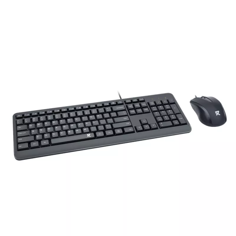 Redragon BS-7092 vadu spēļu tastatūra un pele komplektā, RGB fona apgaismojums, 3200 DPI, melna
