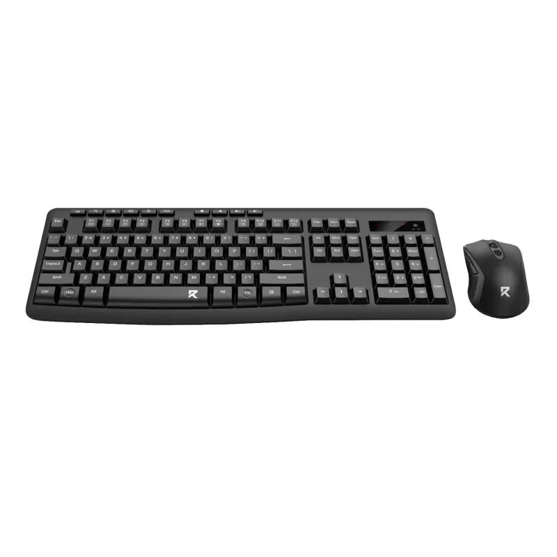 Redragon BS-7367-A bezvadu klaviatūras un peles komplekts - melns, pilna izmēra membrānas, 2,4 GHz, regulējams DPI