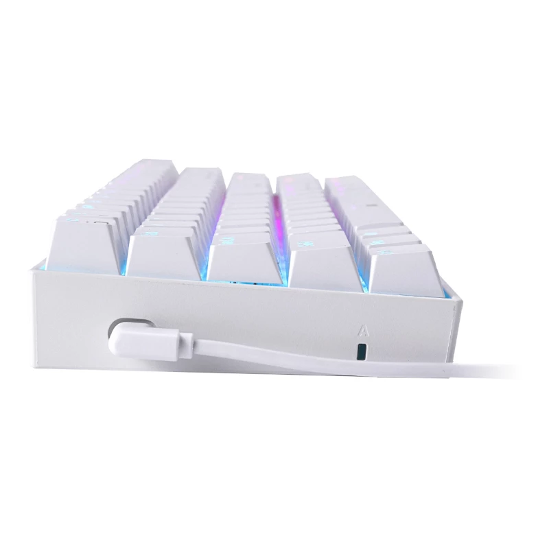 REDRAGON DRAGONBORN vadu mehāniskā tastatūra RGB 67 taustiņu dizains - balta