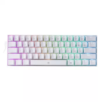 REDRAGON DRAGONBORN vadu mehāniskā tastatūra RGB 67 taustiņu dizains - balta