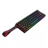 Redragon FIZZ Magnetic Plus 60% RGB spēļu tastatūra - Melna