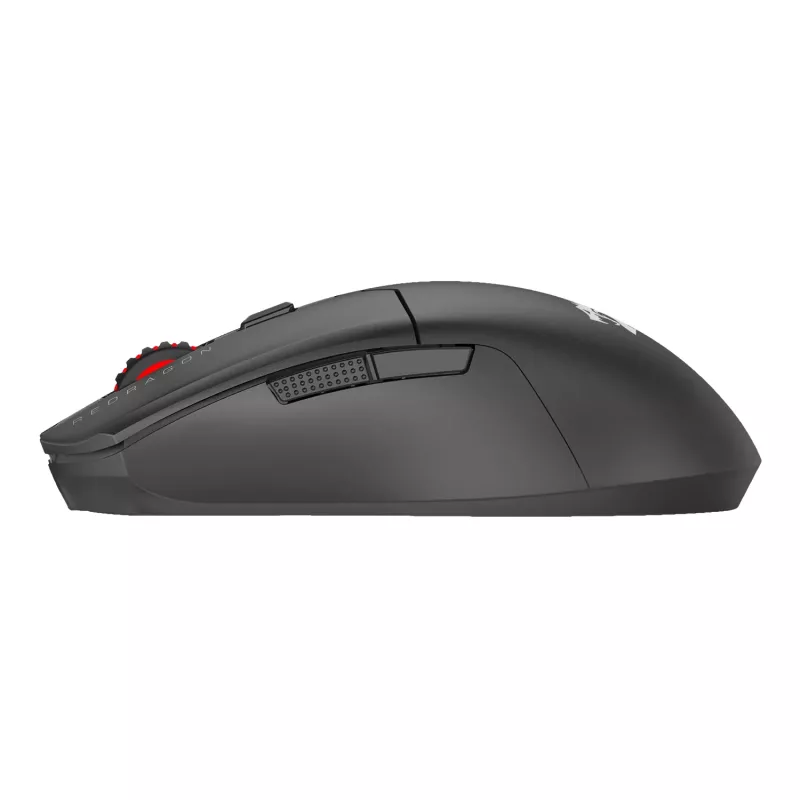 Redragon FYZU M995 PRO bezvadu spēļu pele - melna, 26K DPI Pixart 3395, trīs režīmi, 9 pogas, RGB, 70h akumulators