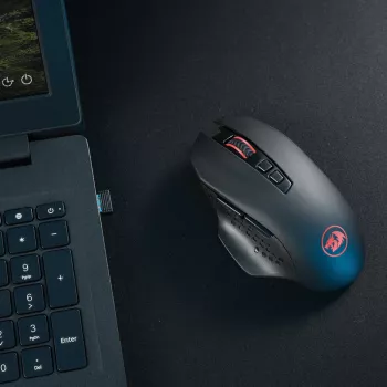 Redragon GAINER M656 bezvadu spēļu pele 4000DPI - melna
