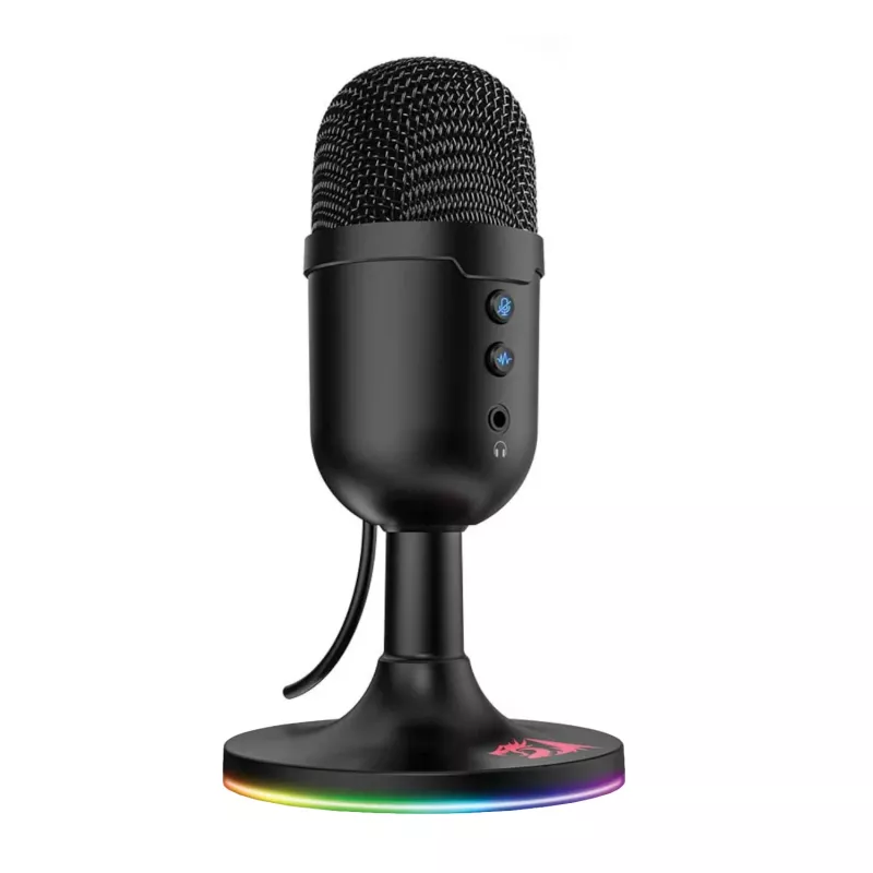 Redragon GM303 PULSAR spēļu straumēšanas mikrofons - melns
