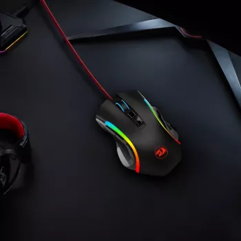 REDRAGON GRIFFIN 7200DPI spēļu pele - melna