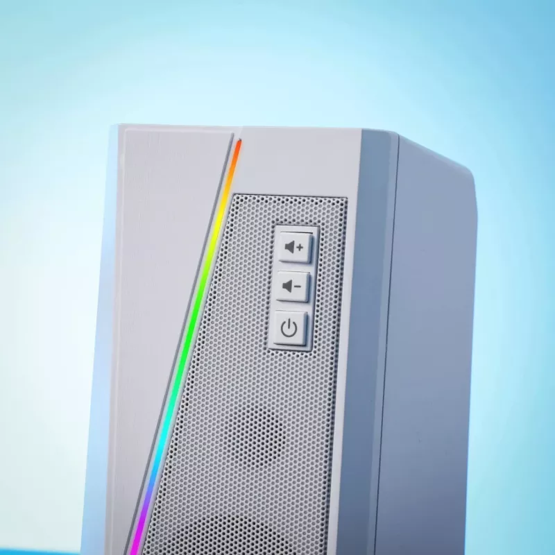 Redragon GS20W ANVIL 3W 2.0 RGB stereo datora skaļruņi - balts
