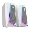 Redragon GS20W ANVIL 3W 2.0 RGB stereo datora skaļruņi - balts