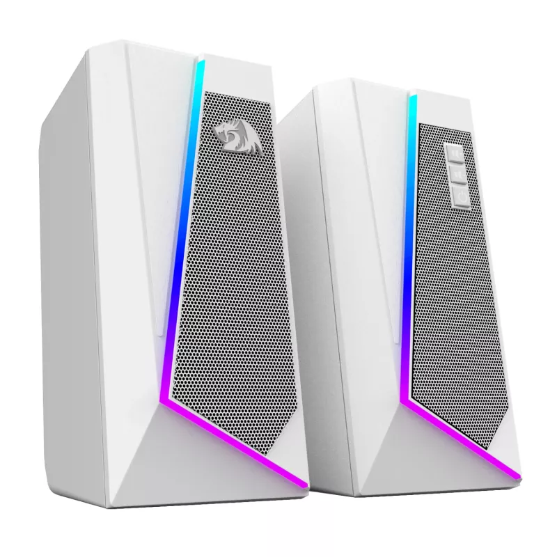 Redragon GS20W ANVIL 3W 2.0 RGB stereo datora skaļruņi - balts
