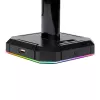 Redragon HA300 Scepter Pro RGB austiņu statīvs ar 4 portu USB 2.0 centrmezglu