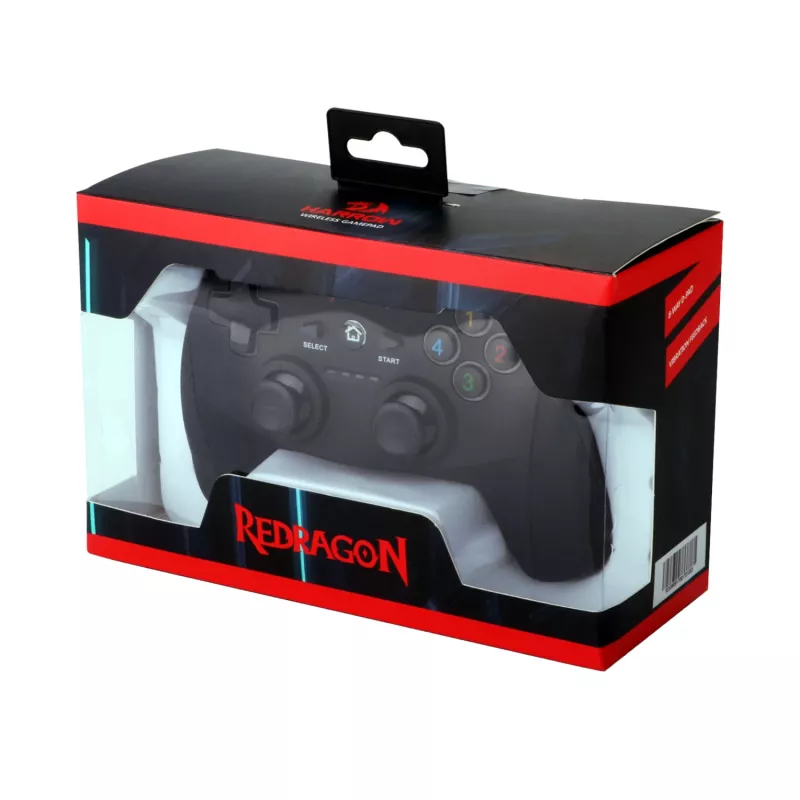 Redragon HARROW bezvadu X/D-Input PC kontrolieris - melns