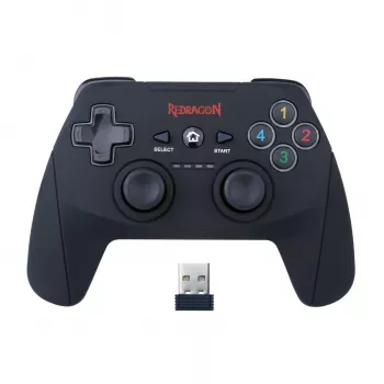 Redragon HARROW bezvadu X/D-Input PC kontrolieris - melns