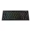 REDRAGON Horus Mini Pro 61 taustiņu trīs režīmu bezvadu RGB zema profila mehāniskā spēļu tastatūra - melna (sarkanais slēdzis)