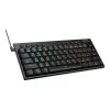 REDRAGON Horus Mini Pro 61 taustiņu trīs režīmu bezvadu RGB zema profila mehāniskā spēļu tastatūra - melna (sarkanais slēdzis)