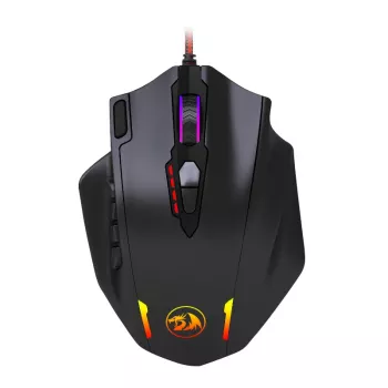 REDRAGON IMPACT 12400DPI MMO spēļu pele - melna